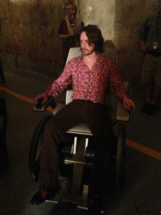 Illustration for article titled Professor X is a filthy hippie in this X-Men: Days of Future Past pic
